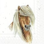 Șervețel decoupage - Farmfriends Horse - 33x33 cm
