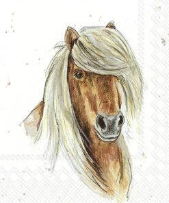 Șervețel decoupage - Farmfriends Horse - 33x33 cm