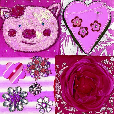 Șervețel decoupage - Sparkling Love - 33x33 cm 1 Șervețel decoupage - Sparkling Love - 33x33 cm