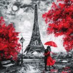 Șervețel decoupage – L'Amour a Paris – 33×33 cm