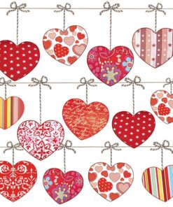 Șervețel – Hearts On Wire – 33×33 cm