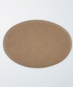 Tablă ovală MDF - 14.5x20.5x0.7 cm