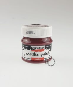 Acrilic mat - 50 ml - Pentart - bordeaux