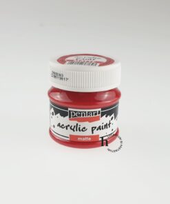 Acrilic mat - 50 ml - Pentart - lipstick red