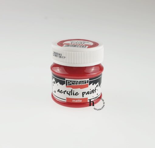Acrilic mat - 50 ml - Pentart - lipstick red 1