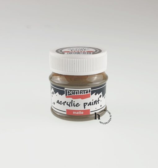 Acrilic mat - 50 ml - Pentart - mad grey 1
