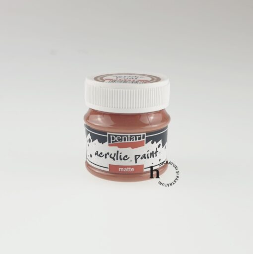 Acrilic mat - 50 ml - Pentart - mars brown 1