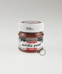 Acrilic mat - 50 ml - Pentart - reddish brown