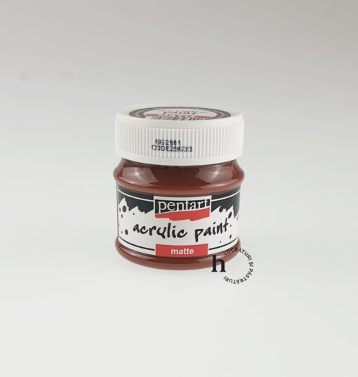 Acrilic mat - 50 ml - Pentart - reddish brown 1