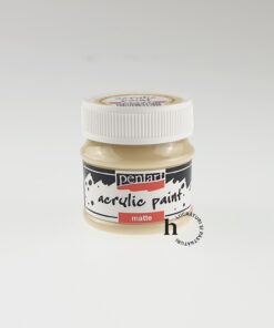 Acrilic mat - 50 ml - Pentart - white coffee