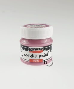 Acrilic mat - 50 ml - Pentart - zmeură