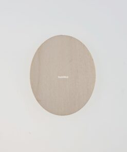 Decoratiune lemn oval - 7x5.7 cm