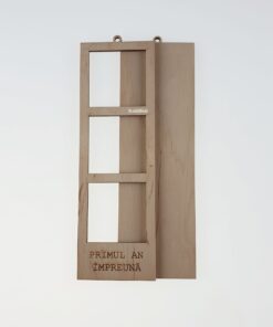 Decoratiune rama foto  - primul an - 20.5x6.5 cm