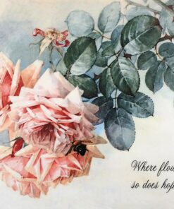 Hârtie de orez- Where Flowers Bloom - A3