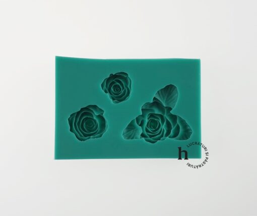 Matriță silicon - Roses Set - 8.5x5.5 cm 1