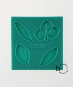 Matriță silicon - Set of Leaves 6  - 8x8 cm