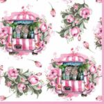 Șervețel - Flower Truck – 33×33 cm