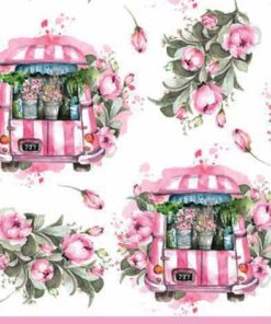 Șervețel - Flower Truck – 33×33 cm