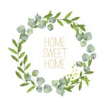 Servetel - Home Sweet Home - 33X33 cm