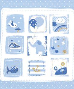 Șervețel - Little One Blue - 33x33 cm
