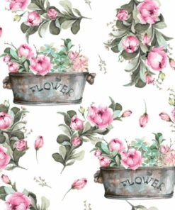 Șervețel - Peony Flower Boxes – 33×33 cm
