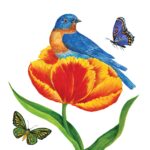 Șervețel decorativ – Tulip Nest – 33×33 cm