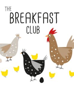 Șervețel decoupage - Breakfast Club -  33X33 cm