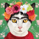 Servetel decoupage - Frida - 33X33 cm