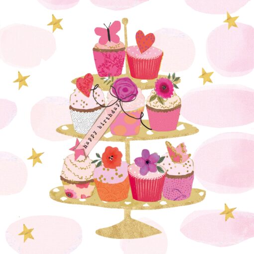 Șervețel decoupage - Happy Cupcakes - 33X33 cm 1