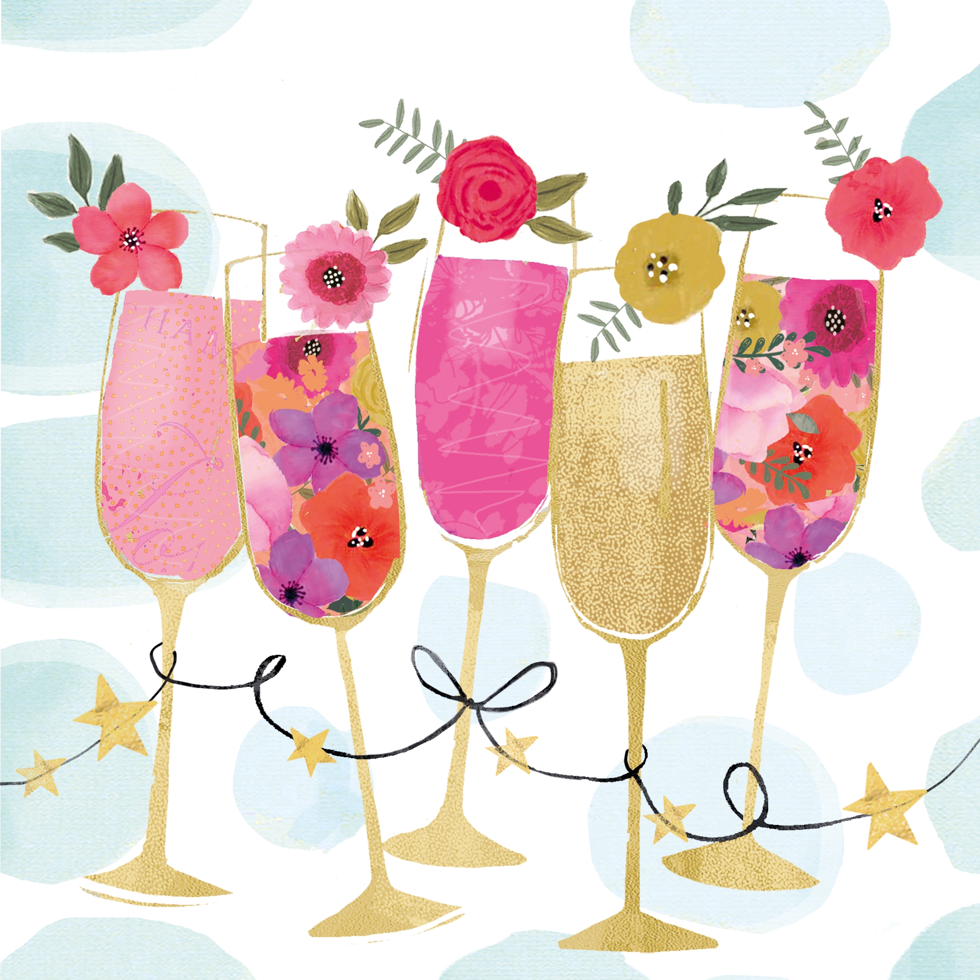 Șervețel decoupage - Happy Drinks - 33X33 cm 1 Șervețel decoupage - Happy Drinks - 33X33 cm