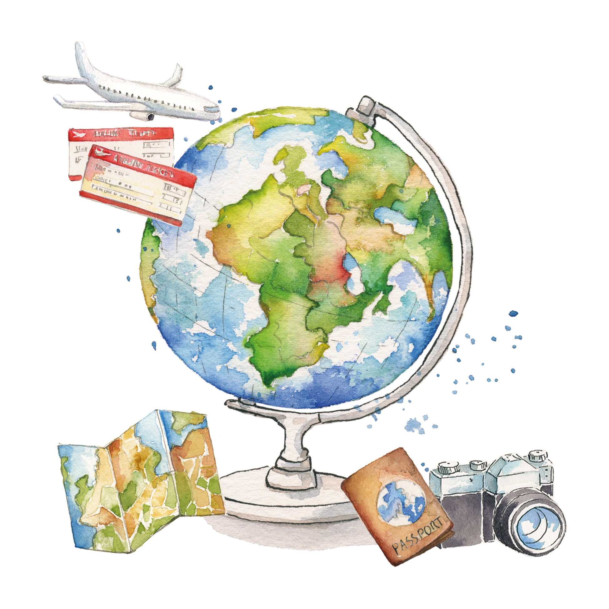 Șervețel decoupage - One World - 33x33 cm 1 Șervețel decoupage - One World - 33x33 cm