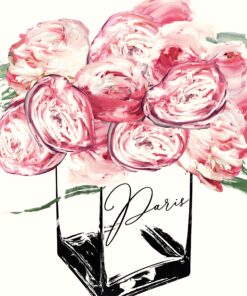Șervețel decoupage - Paris Peonies - 33x33 cm