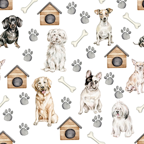 Servețel decoupage – Pet Dogs – 33×33 cm 1 Servețel decoupage – Pet Dogs – 33×33 cm