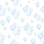 Servețel decoupage – Petit Ballons Bleu – 33×33 cm