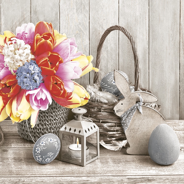 Șervețel – Natural Easter Composition – 33×33 cm 1 Șervețel – Natural Easter Composition – 33×33 cm