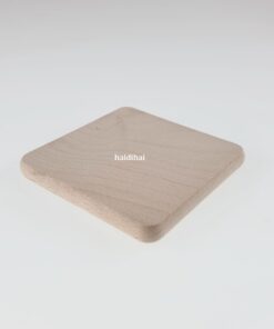 Suport pahare lemn - 8,5x8,5x1 cm