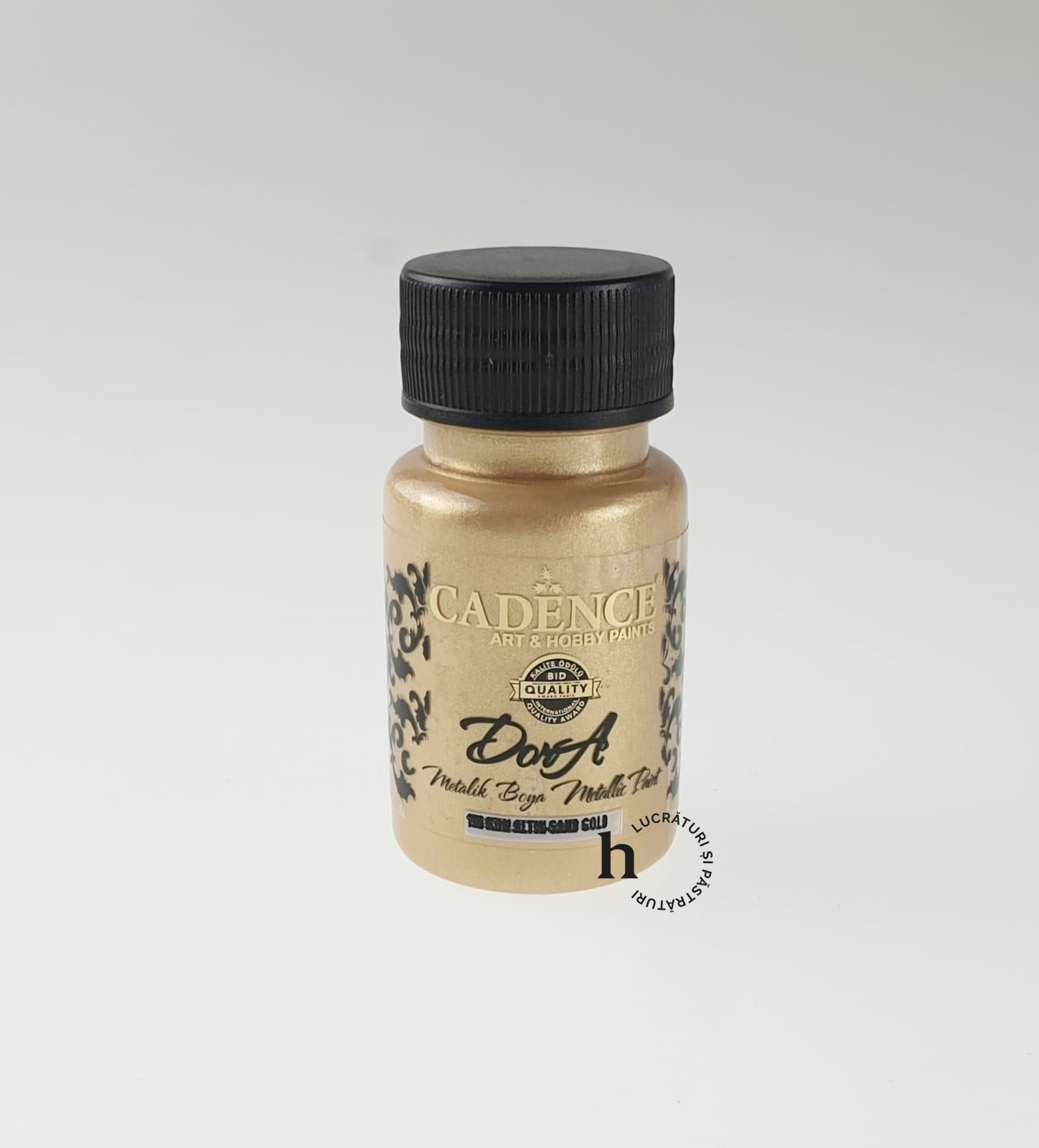Vopsea acrilică – Dora metalic – sand gold – 50 ml 1 Vopsea acrilică – Dora metalic – sand gold – 50 ml