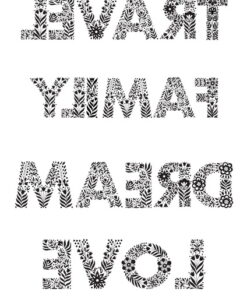 Hârtie transfer – Alphabet  7-1 – A4