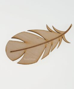Decorațiune lemn - pană - 10 cm
