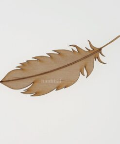 Decorațiune lemn - pană 2 - 10 cm