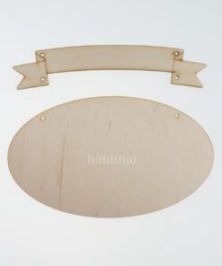 Decorațiune - plăcuță pentru mesaj - 24x14.2 cm