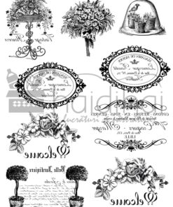 Hârtie decoupage transfer – French chic  12 – A4
