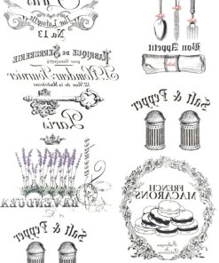 Hârtie decoupage transfer – French chic 13 – A4