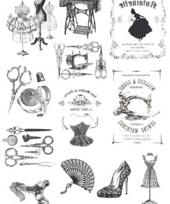 Hârtie decoupage transfer – French chic 5 – A4