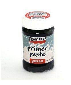 Primer paste gesso - 100 ml - negru - Pentart