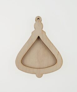 Decorațiune clopoțel - 2 elemente - 9x7 cm