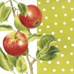 Șervețel - Apple Branch on Green - 33x33 cm