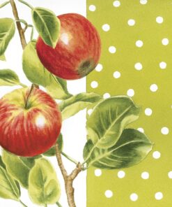Șervețel - Apple Branch on Green  - 33x33 cm