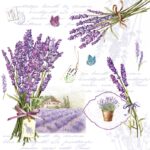 Șervețel - Bouquet de Lavande - 33x33 cm