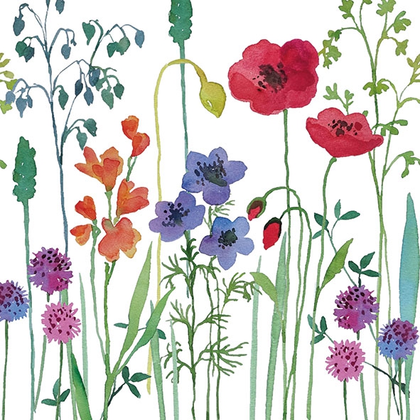 Șervețel Decoupage - Meadow Flowers - 33x33 cm 1 Șervețel Decoupage - Meadow Flowers - 33x33 cm